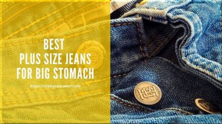 flattering jeans for big tummy