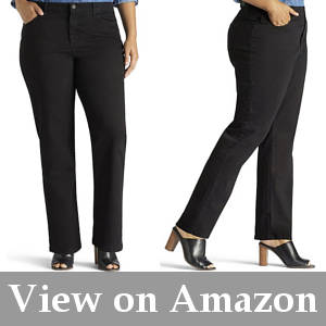 body-flattering jeans for curvy ladies