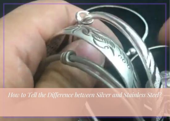 how to tell the difference between silver and stainless steel